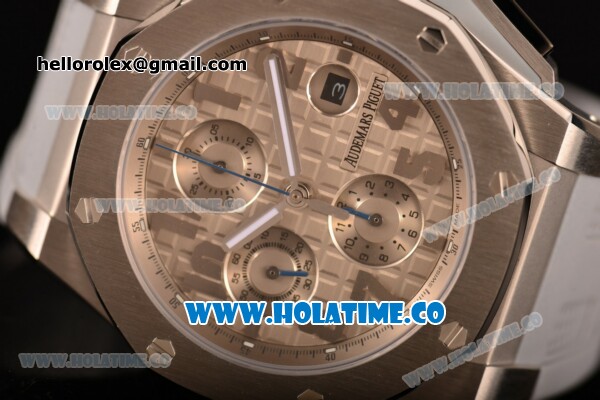 Audemars Piguet Royal Oak Offshore Clone AP Calibre 3126 Automatic Steel Case with Grey Dial and Arabic Numeral Markers (EF) - Click Image to Close